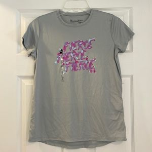 NWT Girls Under Armour shirt sleeve shirt FIERCE